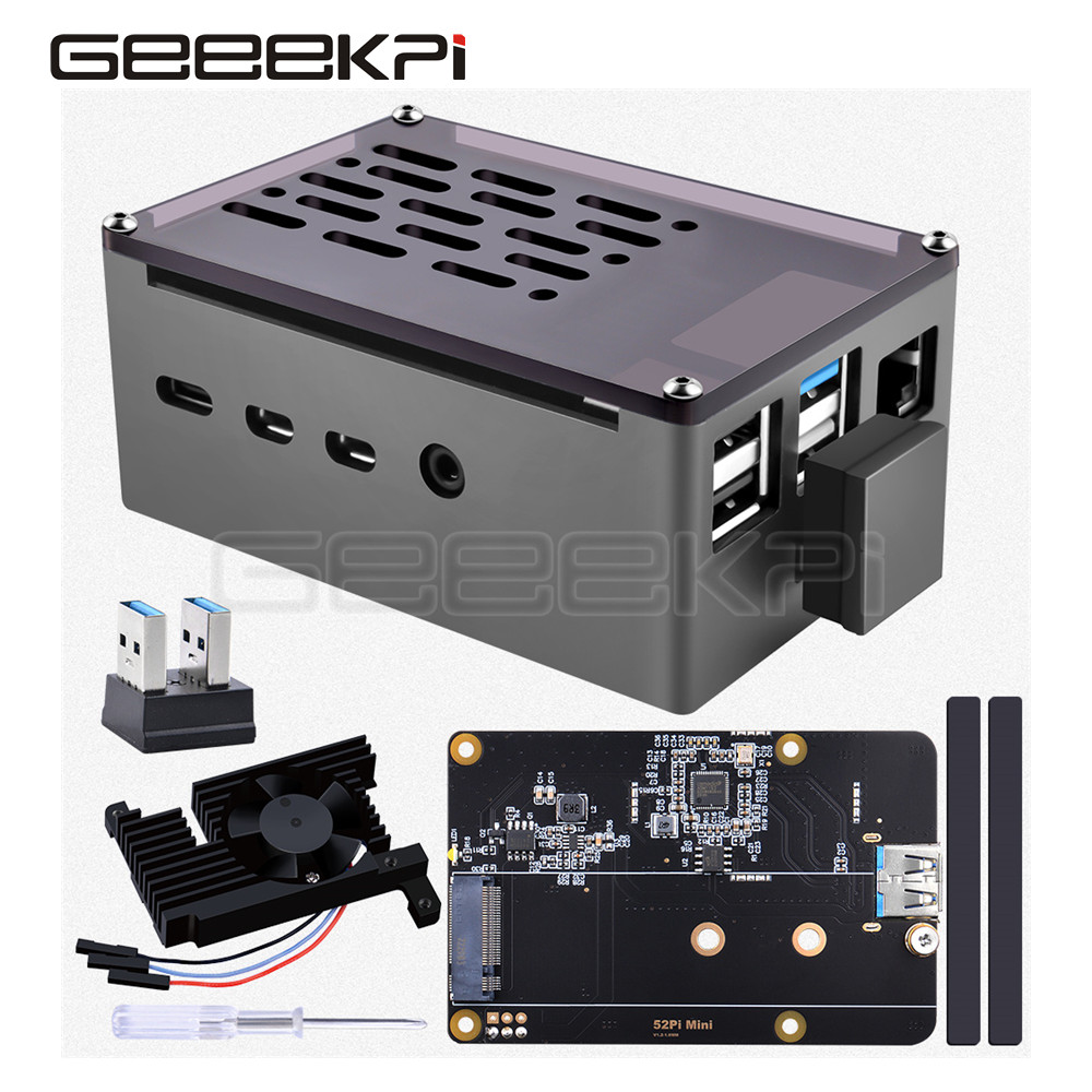 Argon One V3 M.2 Nvme Case - GeeekPi boîtier de brique en aluminium