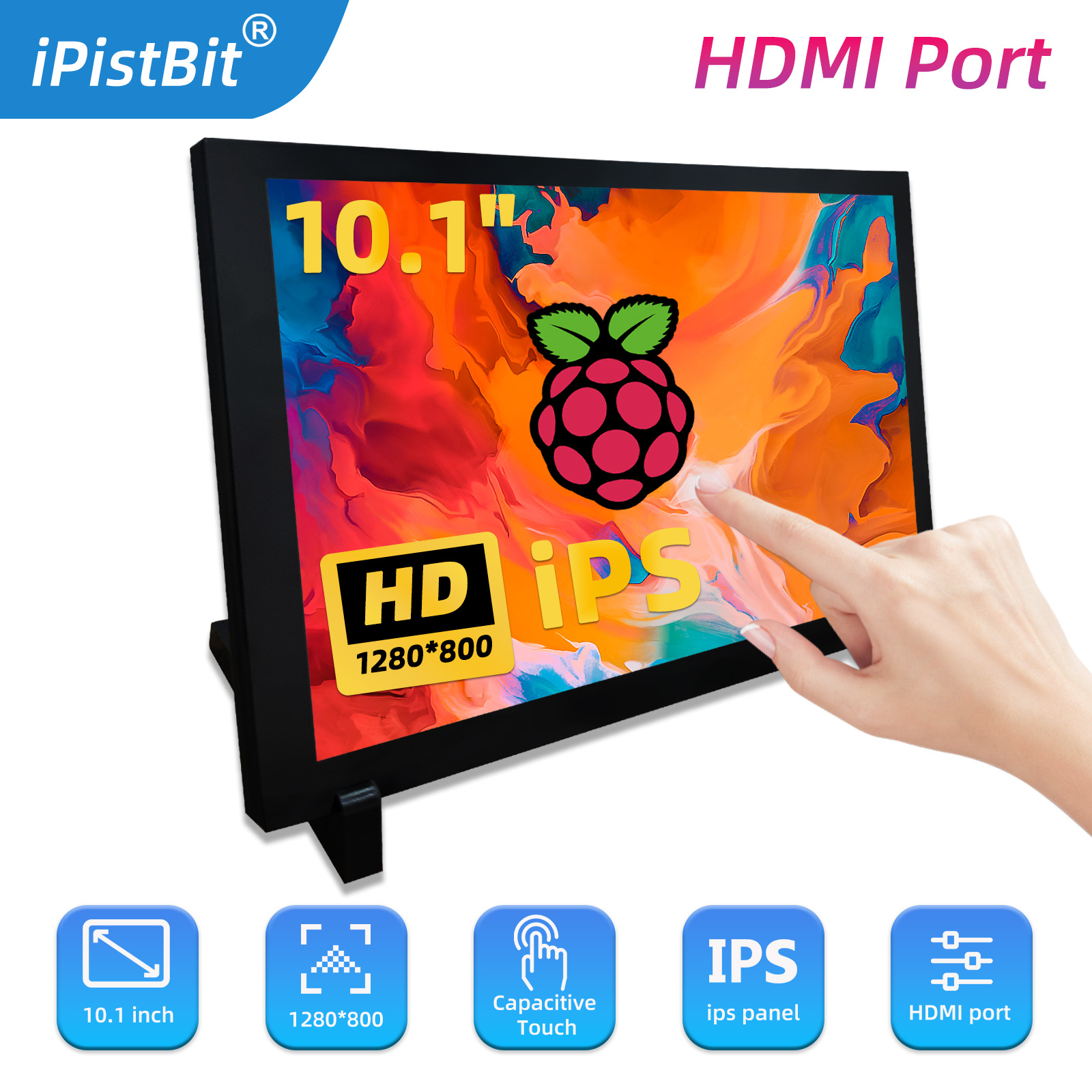 Moniteur portable à écran tact - Raspberry Pi 10.1 Inch Capacitive Touch Screen Ips avis et prix