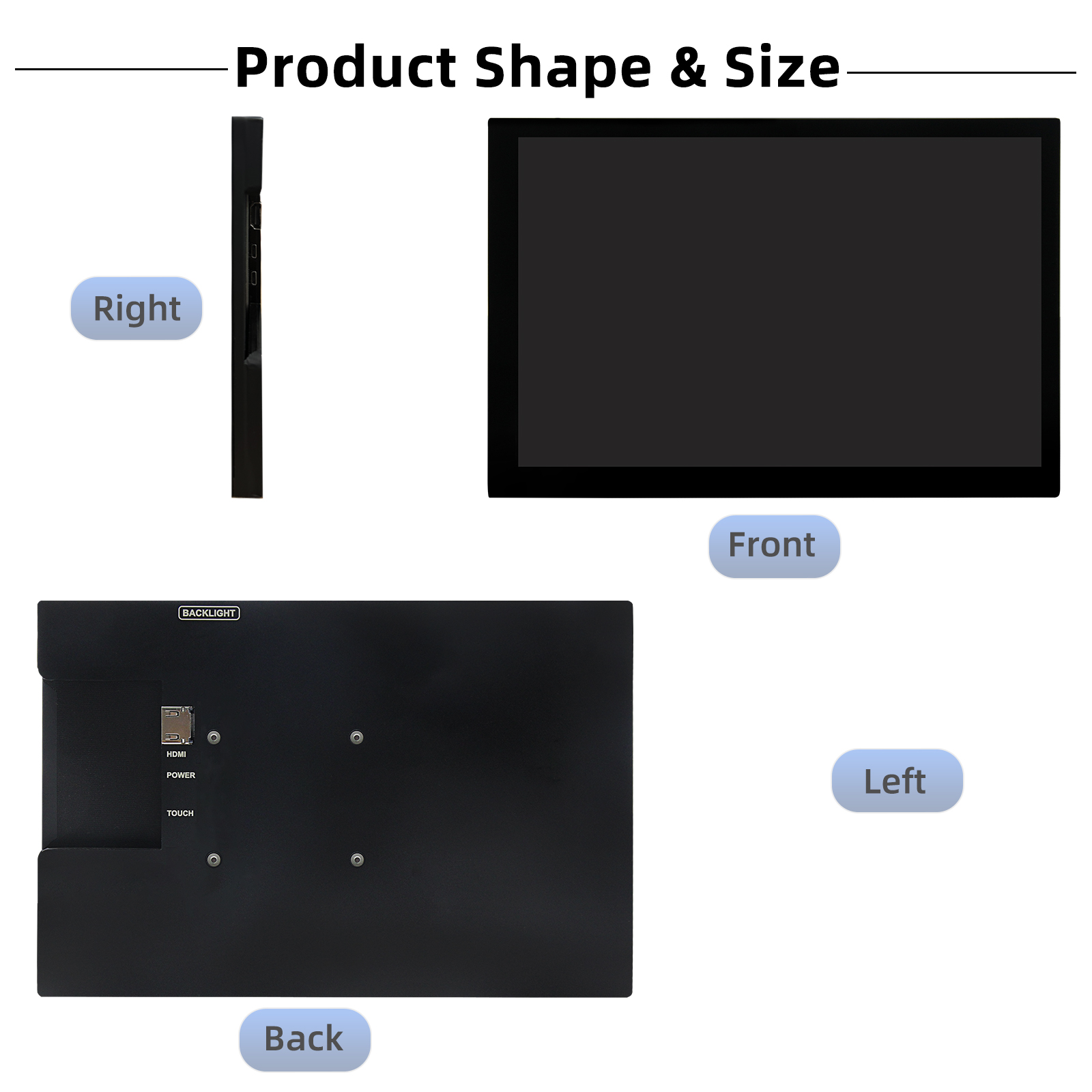 Moniteur portable à écran tact - Raspberry Pi 10.1 Inch Capacitive Touch Screen Ips avis et prix